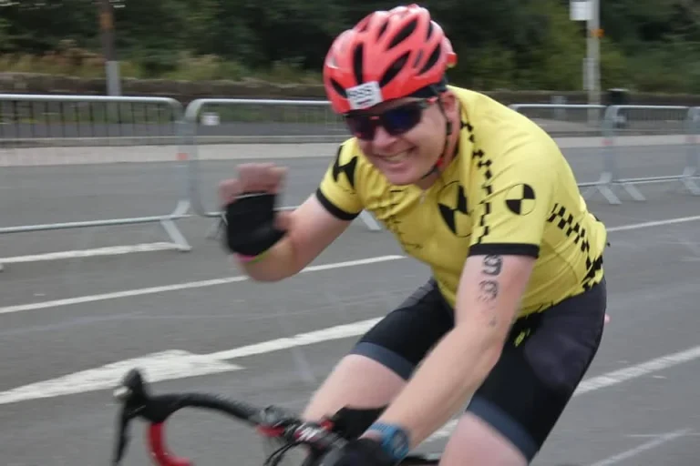 Neal at Bolton Ironman 70.3